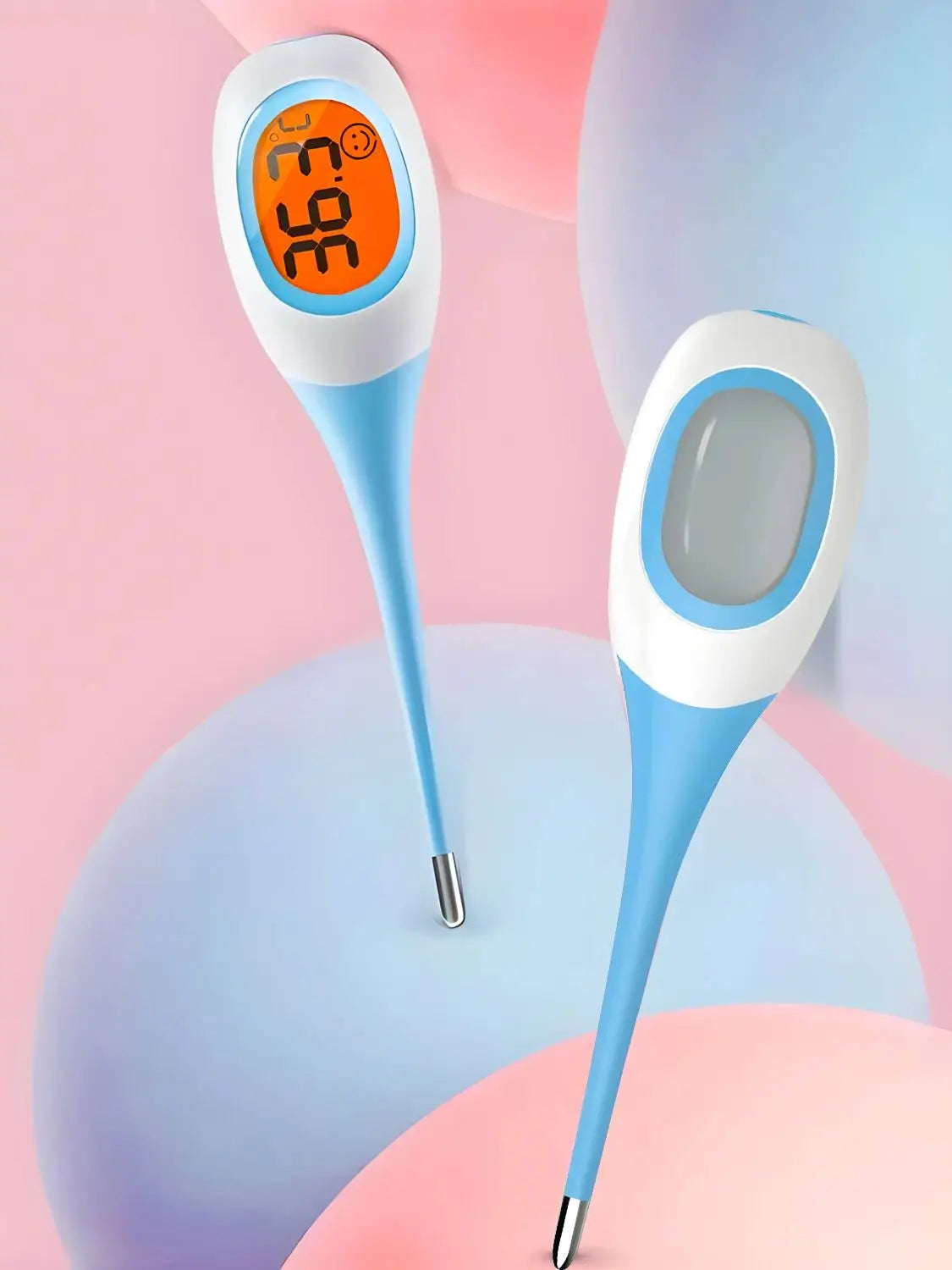 8 Seconds Backlit Fever Thermometer Medical Household Digital LCD Medical Fast Measure Kids Baby Child Adult Body Soft