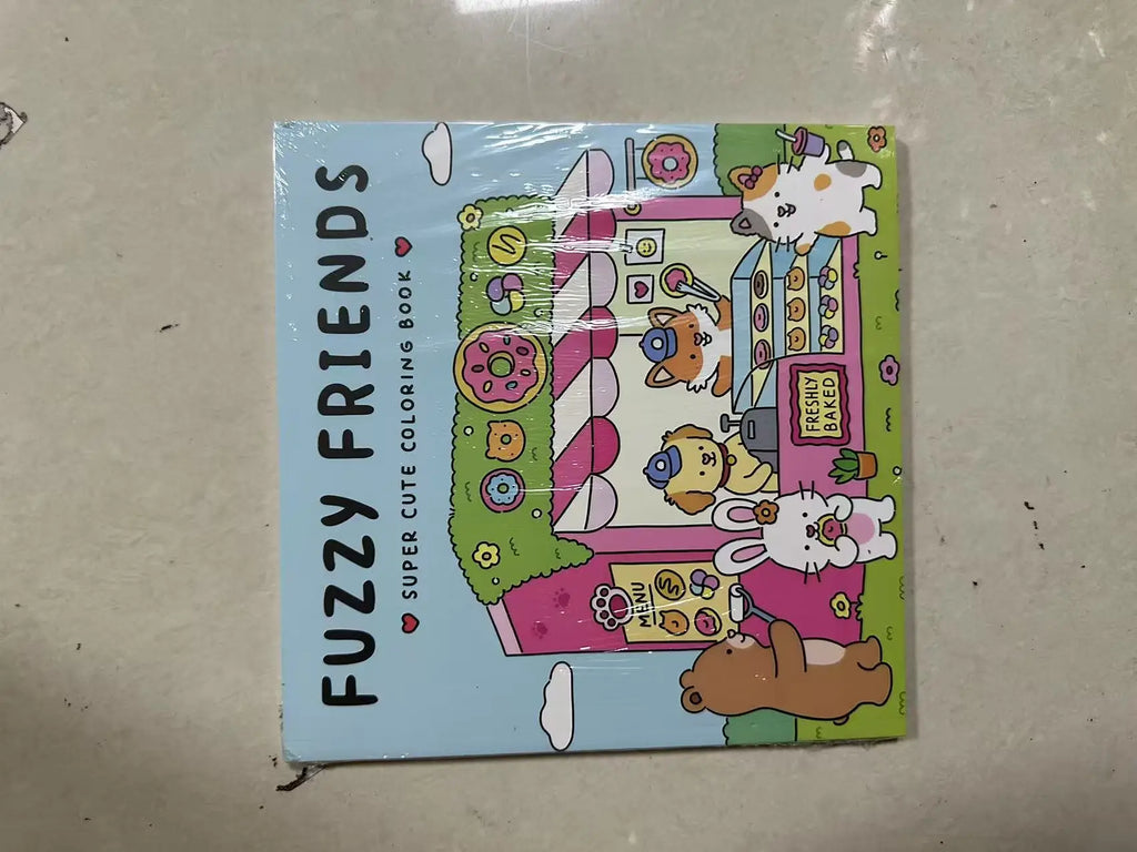 A cute coloring book suitable for children and teenagers, equipped with a cute kitchen series, suitable for relaxing both body a