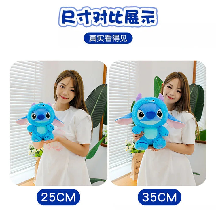Big Size 55cm Cartoon Plush Toy Dolls Stitch Sullivan Doll Blue Stitch Kids Christmas Pillow Doll Baby Cloth Doll Ornament Gift