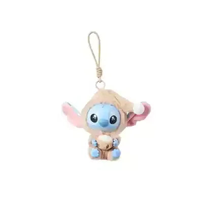 Miniso Stitch Eat Something Before Sleep Series Blind Box Plush Vinyl Toys Cute Doll Replica Mystery Box Bag Pendant Decor Gift