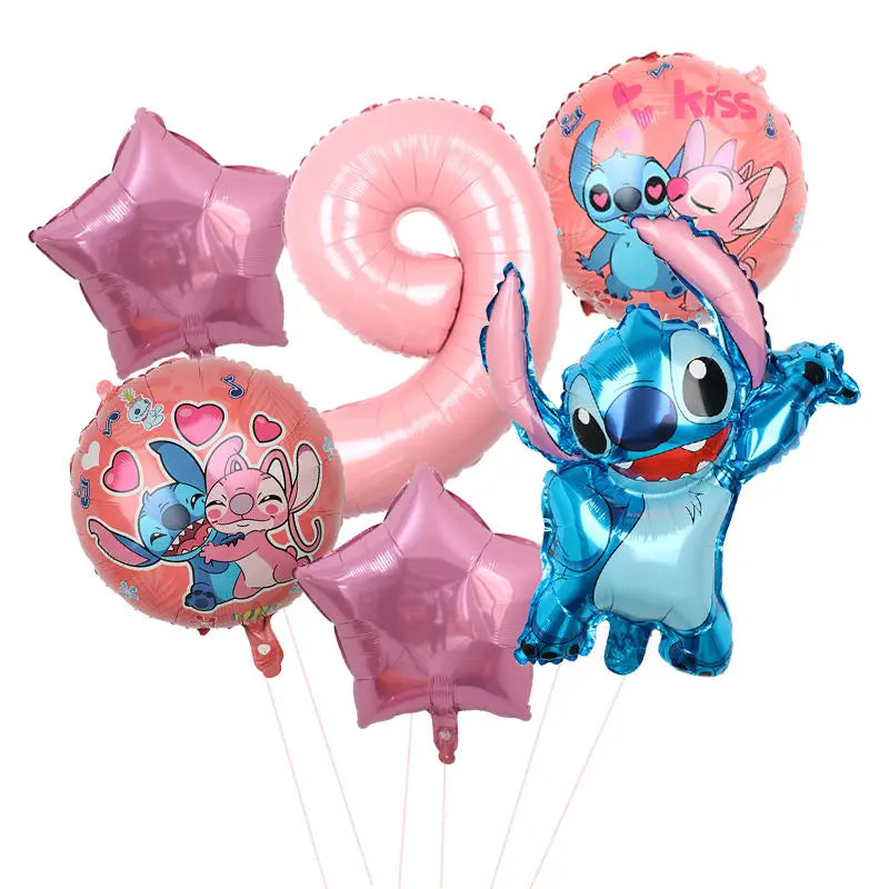 Lilo And Stitch Birthday Decorations Stitch Birthday Girl Party Decor Supplies Balloons Backdrop Banner Plates Cups Tablecloth