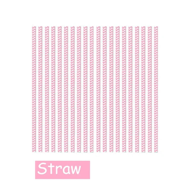 Solid Color Party Set Light Pink Tableware Paper Cup Paper Plate Tablecloth Wedding Birthday Bride Party Supplies Decorations