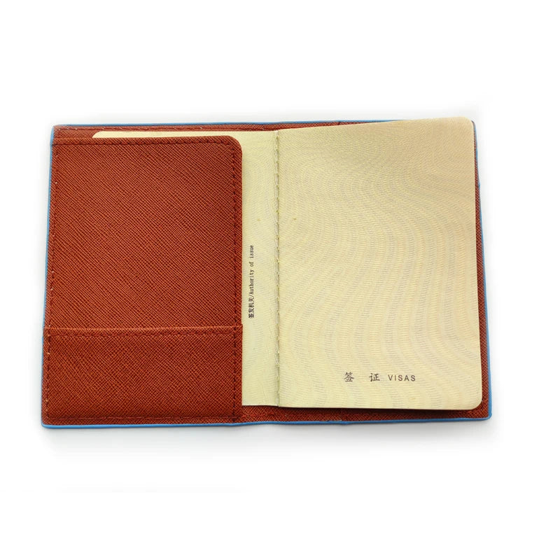 Beautiful Butterfly Passport Cover Girls Flower Travel Passport Holder PU Leather Women Credit Card Wallet Ticket Bag Passports