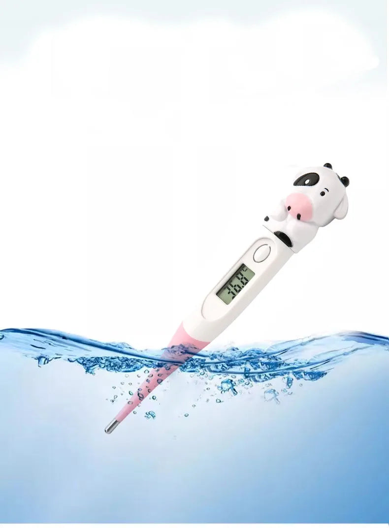 10 PCS Animal Cartoon Medical Thermometer Digital  Soft Head for Kids Child aldult fast Readings Ovulation High Accurate