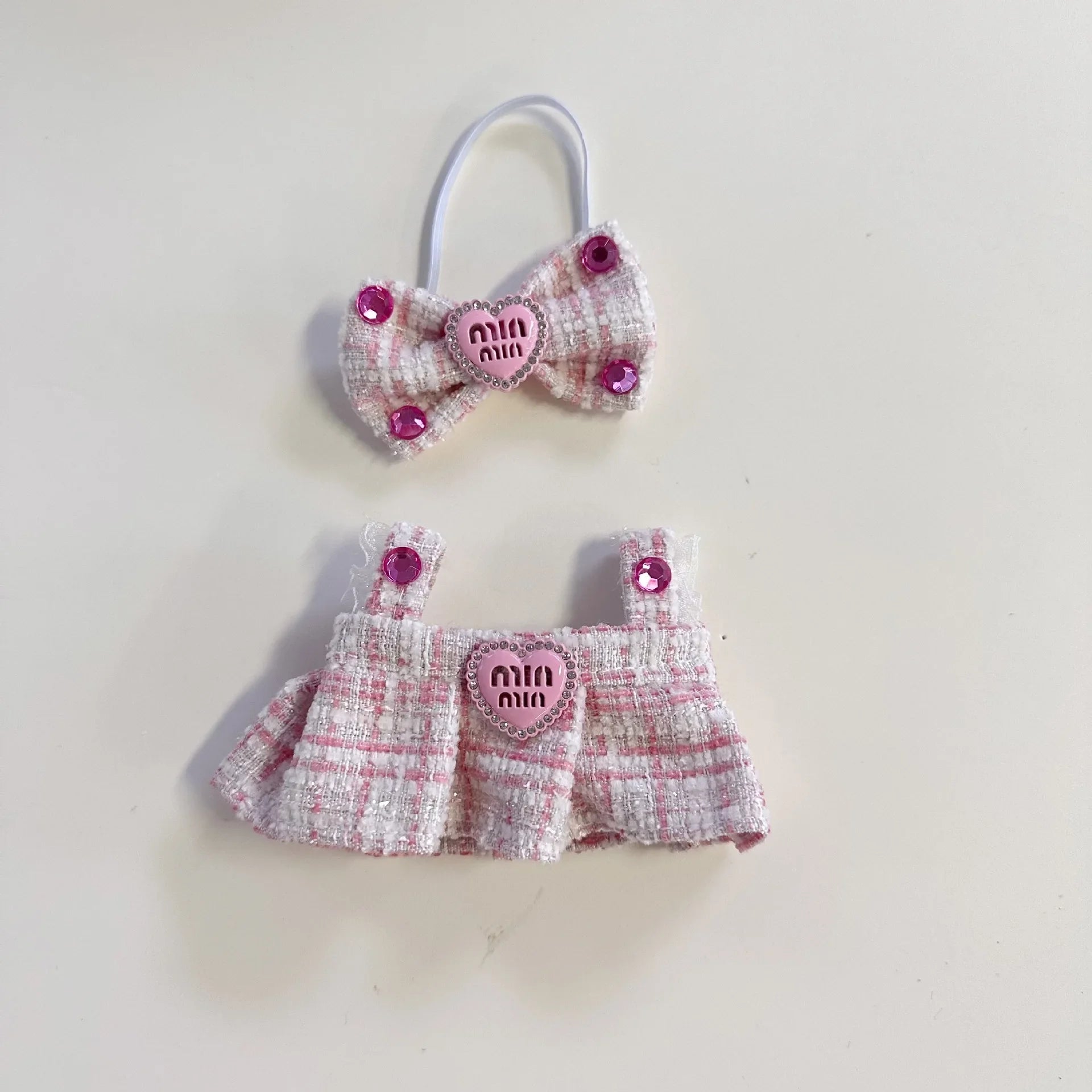 17cm Mini Plush Doll'S Clothes Outfit Accessories For Korea Kpop Exo Labubu Idol suit Clothing Gift