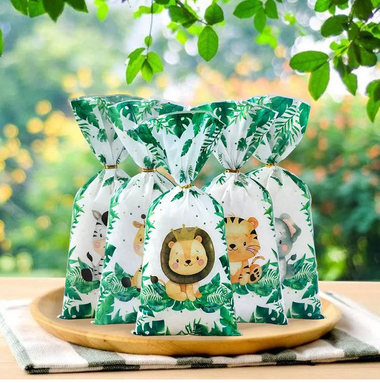 25/50/100pcs Unicorn Candy Bags Gift Packing Bags Birthday Party Decor Gift Bag for Guest Girl Birthday Supplies Baby Shower