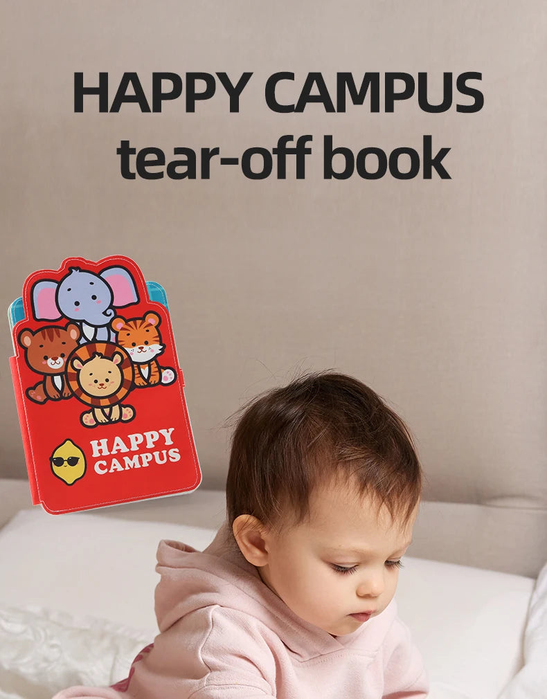 Busy Book Matching Game  Storytelling Busy Board Kids Fine Motor Early Education Toy Campus Theme Baby Gifts