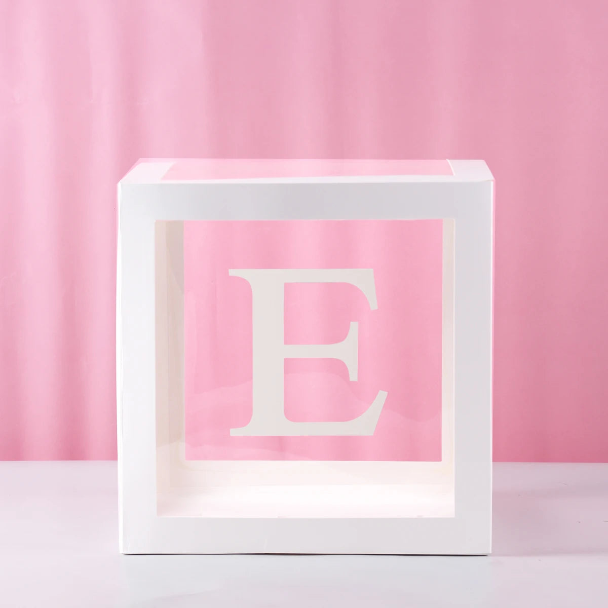 Transparent Balloon Box Baby Shower Decoration Boy Girl 1st Birthday Party Decorations Kids Wedding Decor Babyshower Supplies