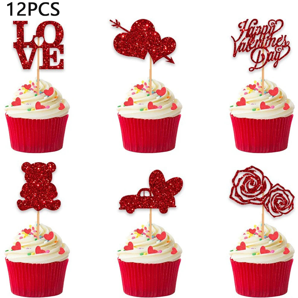 13pcs Pink Butterfly Cake Toppers Happy Birthday Cake Topper 3D Butterfly Decorations for Girls Shower Birthday Cake Decorations