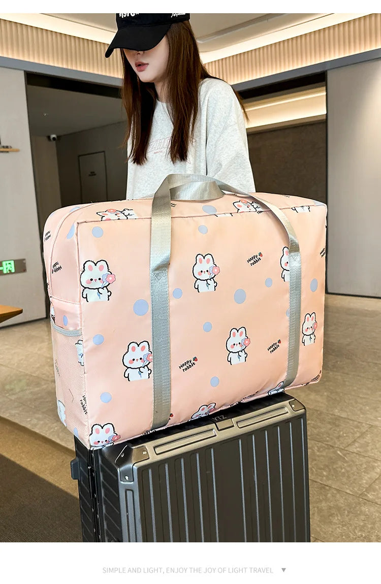 Large Capacity Travel Bag Portable Business Trip Light Portable Student Trolley Case Luggage Bag Maternity Storage Bag for Girls