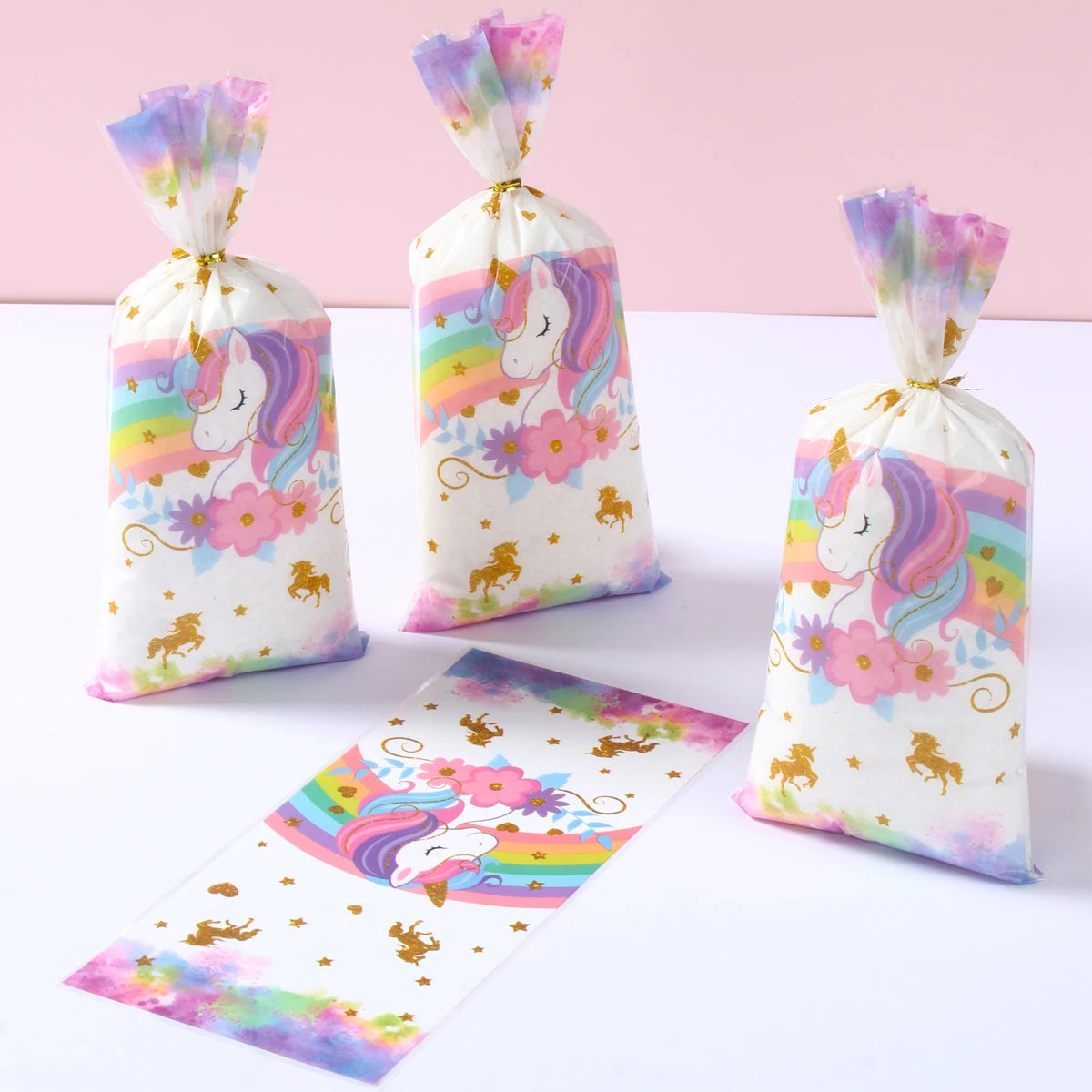 Unicorn Handbag Candy Bags Birthday Party Decoration Kids Gift Packing Bag Happy 1st Birthday Baby Shower Girl Party Supplies