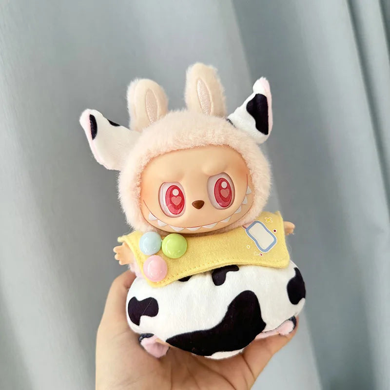 13 Styles Cute Mini Plush Doll'S Clothes Outfit Accessories Korea Kpop Exo Labubu II Idol Dolls Jumpsuit Sitting Party Clothing