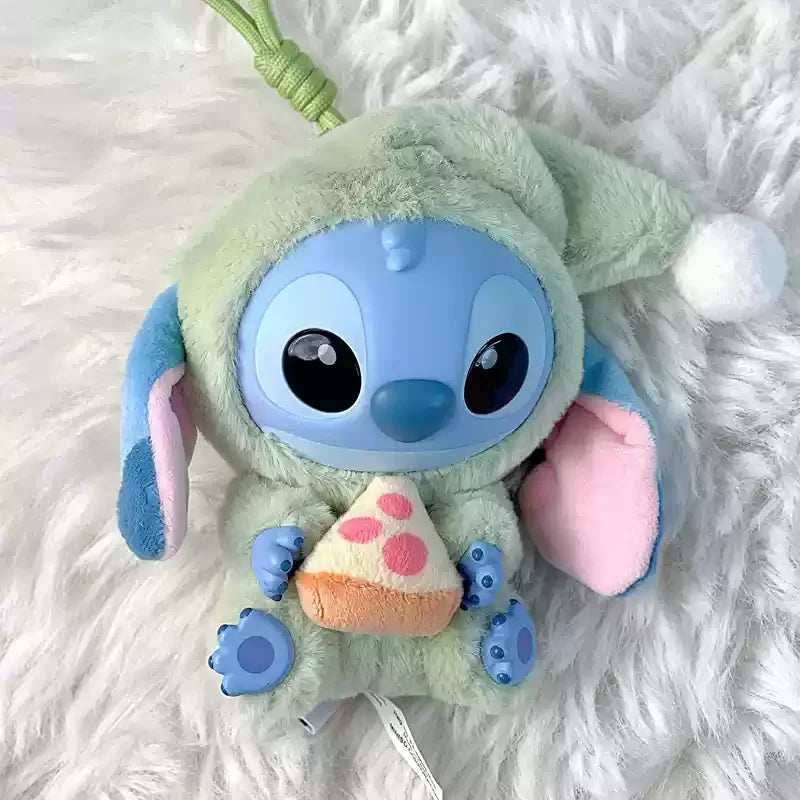 Genuine Stitch Eat Something Before Sleep Series Plush Blind Box Vinyl Toy Cute Doll Mystery Box Bag Pendant Decor for Girl Gift