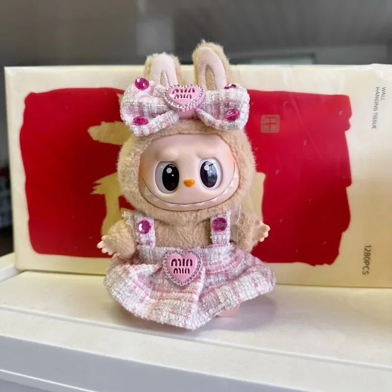17cm Mini Plush Doll'S Clothes Outfit Accessories For Korea Kpop Exo Labubu Idol suit Clothing Gift