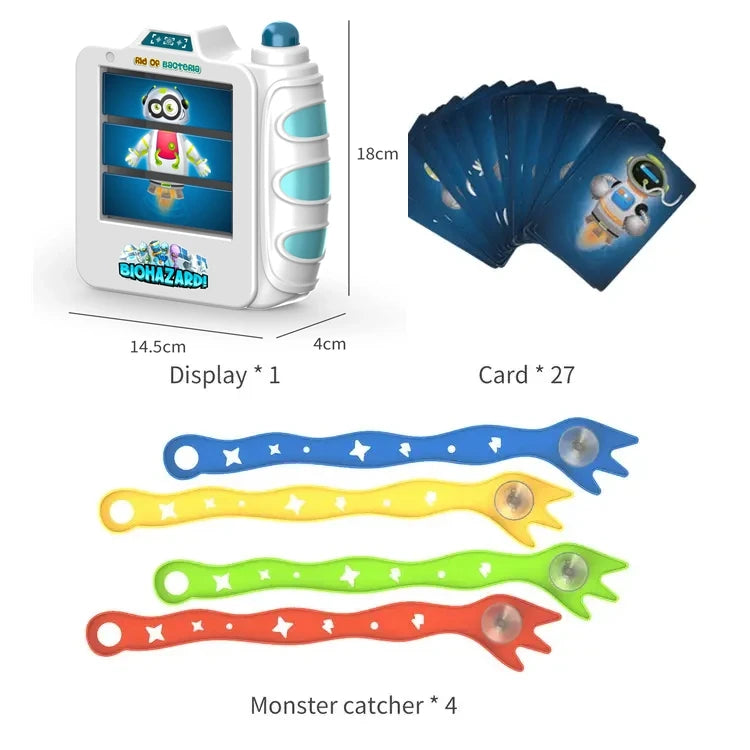 Interactive Puzzle Desktop Kids Toy Strange Hand Hunting Monster Card Toy Space Catcher Camera Family Party Game For 2-4 Players