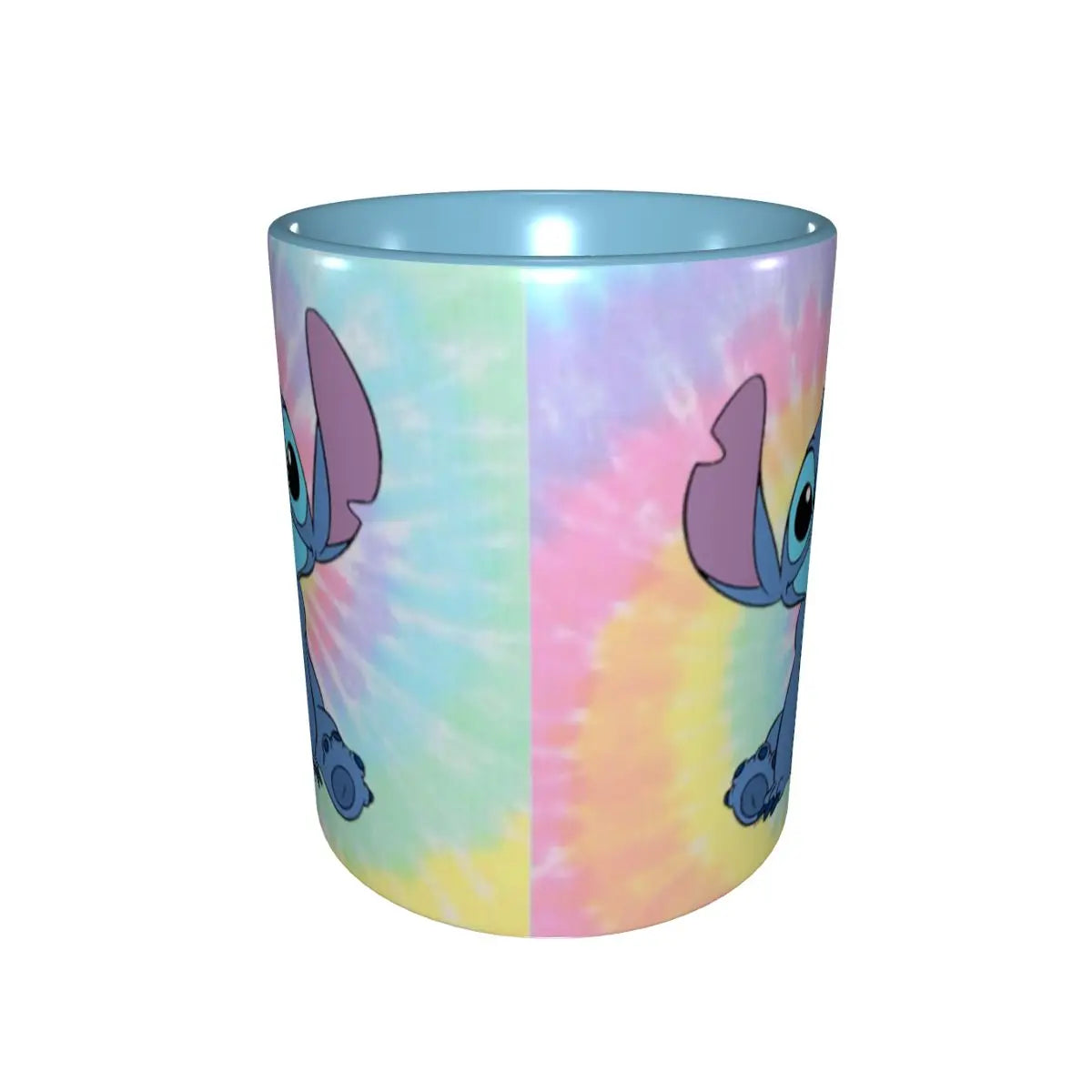 Unique Tie Dye Stitch Coffee Cup Kawaii Mug Present