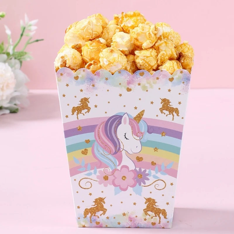 Unicorn Party Supplies Rainbow Unicorn Paper Plates Cups Napkin for Baby Shower First Girls Birthday Party Decorations