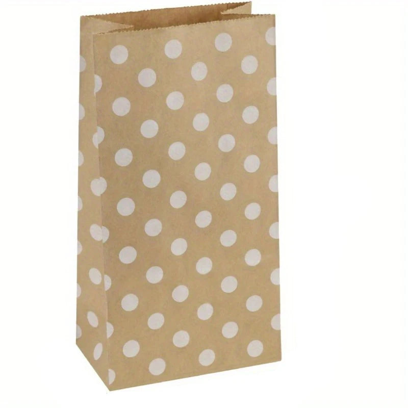 10 pcs Colored Paper Bags Party Favor Bags Goodie Bags Colorful Rainbow Gift Bags Treat Goody Bags for Christmas Birthday