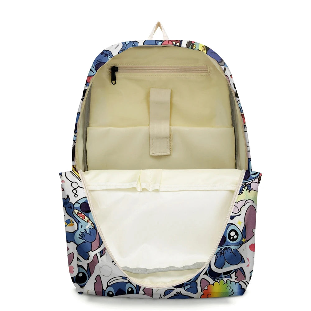 MINISO Lilo & Stitch Angel Cosplay Costume Backpack Computer School Bag Xmas Gift