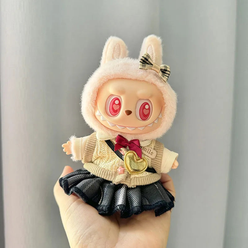13 Styles Cute Mini Plush Doll'S Clothes Outfit Accessories Korea Kpop Exo Labubu II Idol Dolls Jumpsuit Sitting Party Clothing
