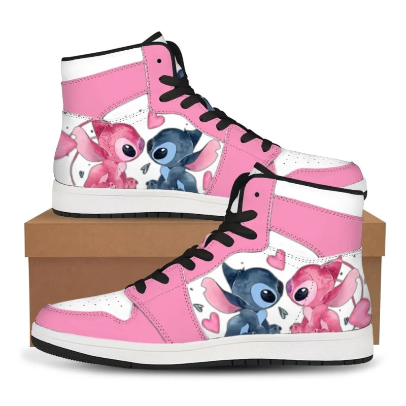 Lilo & Stitch Sneakers Kawaii Cartoon Stitch Shoes boys girls Little Monster Pattern Shoes Fashion Casual Sports Shoes