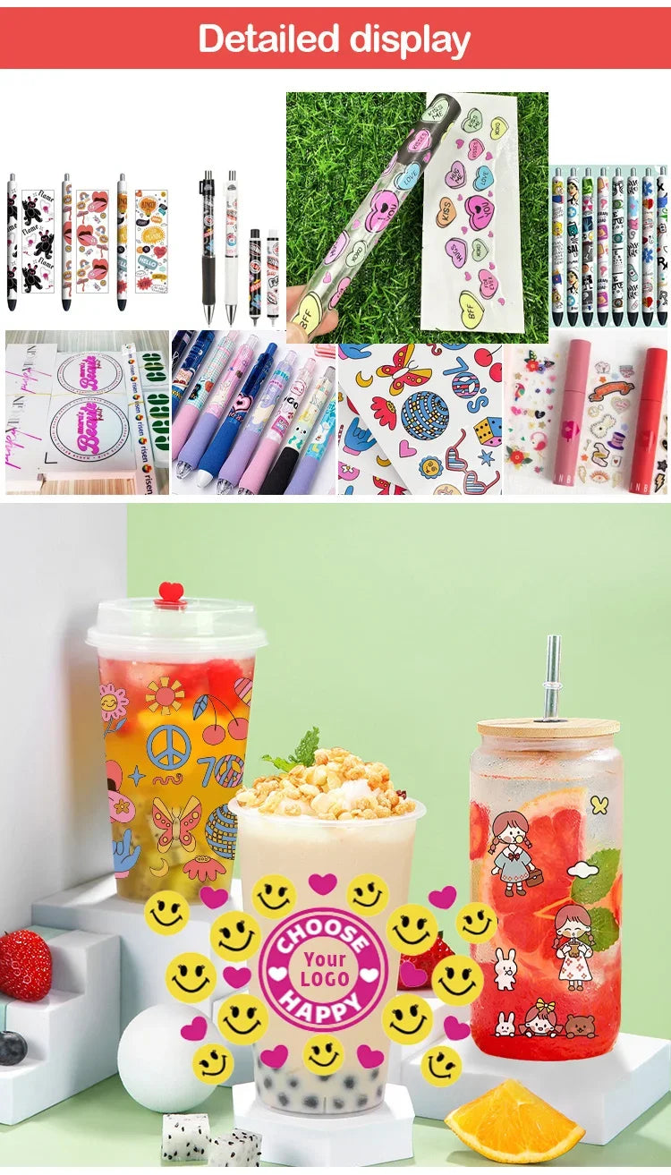Stitch Sport Design Basketbal Pattern UV DTF Transfer Sticker Waterproof Transfers Decals For 16oz Glass Cup Wrap Stickers