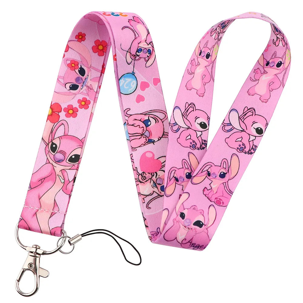 Cartoons Stitch Mickey Minnie Style Mobile Phone Lanyard Boys And Girls Cute Stitch Mobile Phone Straps