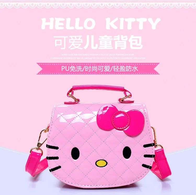 New Hello Kitty Girls Shoulder Bags Cute Cartoon Waterproof Messenger Bag Fashion Kids Anime Handbag Gifts Birthday Gifts