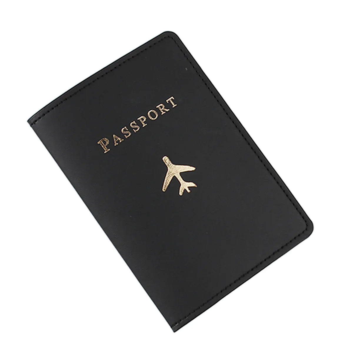 Airplane Passport Cover Women Men Travel Passport Case Pu Leather Fashion Passport Wallet Purse Girl Passport Credit Card Holder