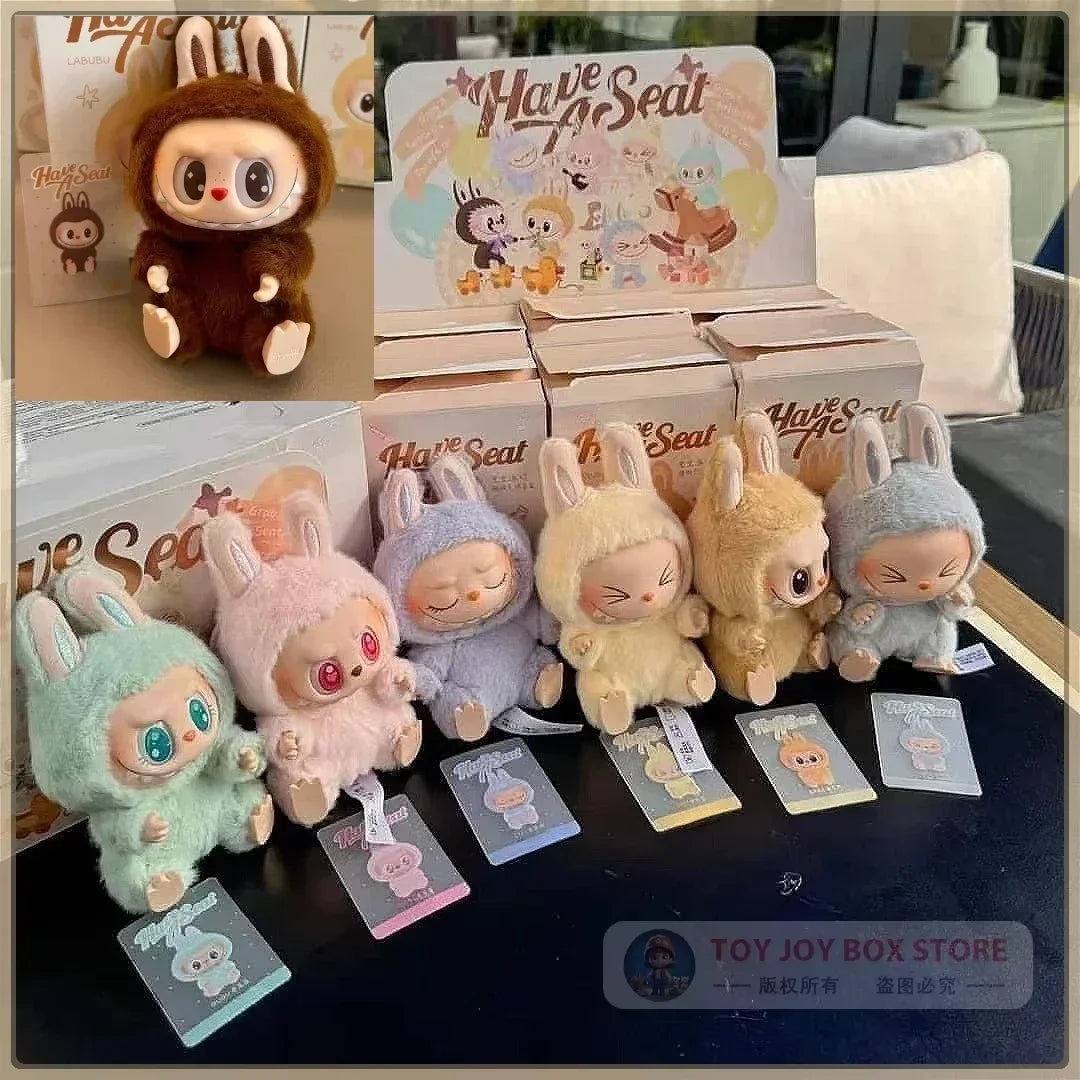 New Labubu Have A Seat Series BIG INTO ENERGY PVC Pendant Doll Model Kawaii The Monsters Blind Box Gift Labubu Macaron 3rd