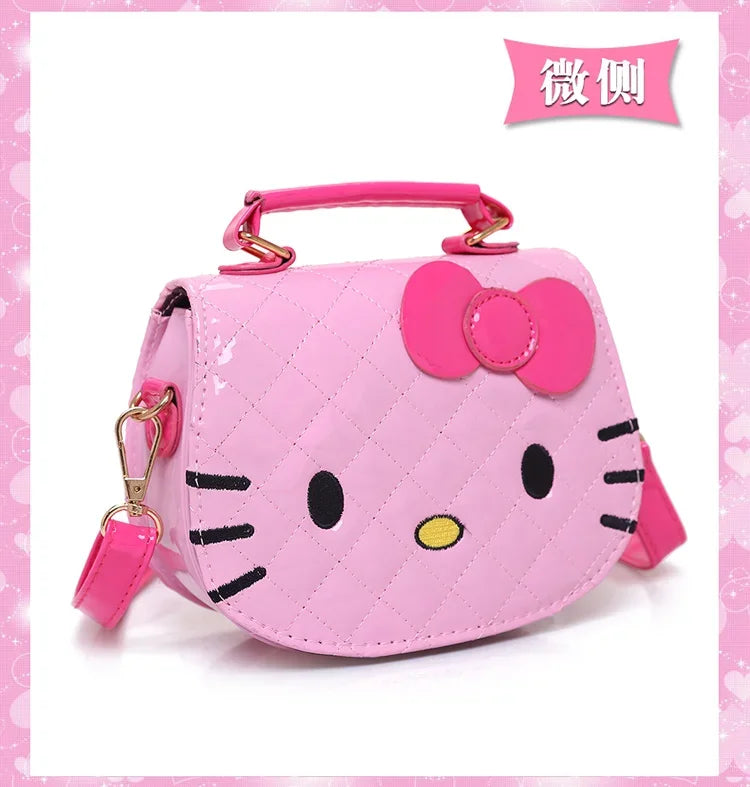 New Hello Kitty Girls Shoulder Bags Cute Cartoon Waterproof Messenger Bag Fashion Kids Anime Handbag Gifts Birthday Gifts