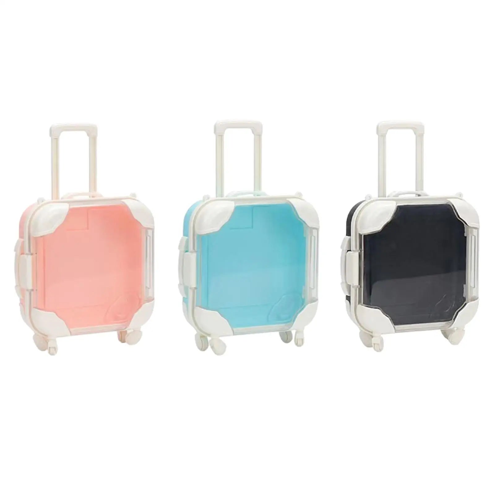 Doll Suitcases Box Cute Doll Travel Luggage for Party Favor Boys Girls Kids