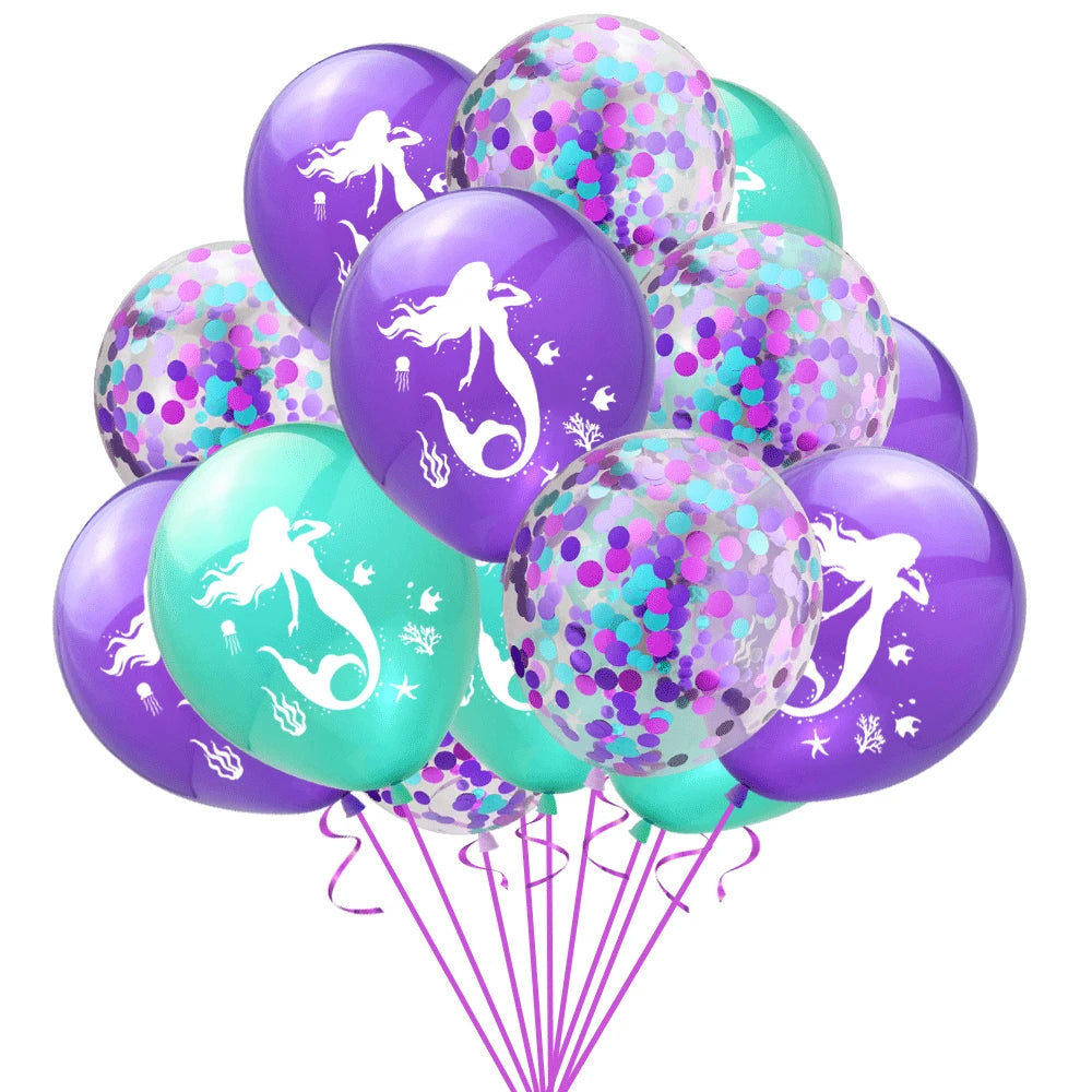 156*9.5cm Mermaid Birthday Girl Shoulder Strap Mermaid Party Crown Under The Sea Party Sea Animal Party Decor Girls Favor