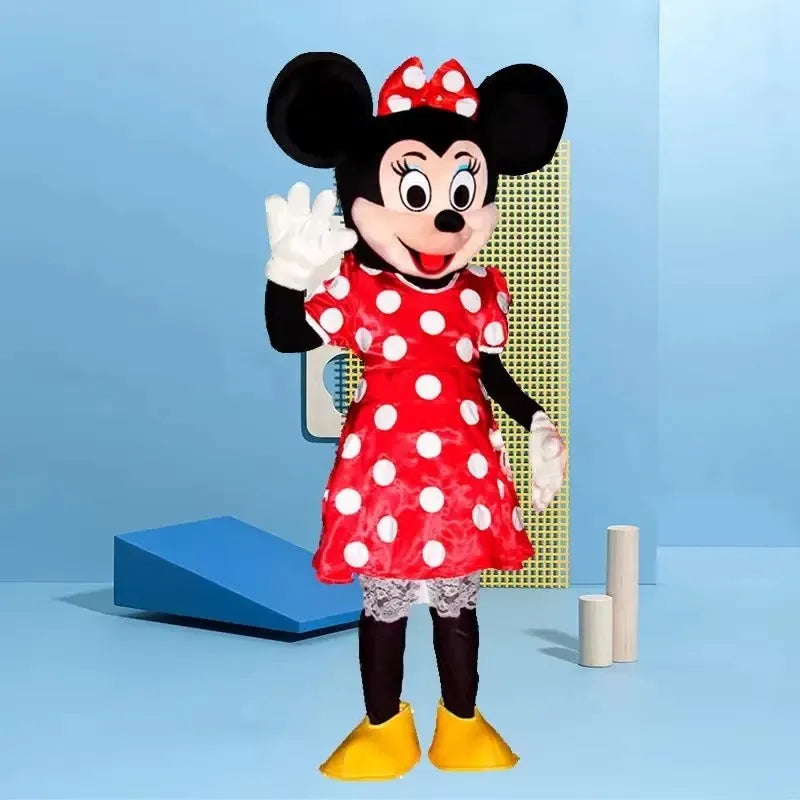 Blue Lilo & Stitch Mascot Costume Mouse Mickey Minnie Cartoon character Cosplay Advertising Fancy Dress Animal Carnival Party Su