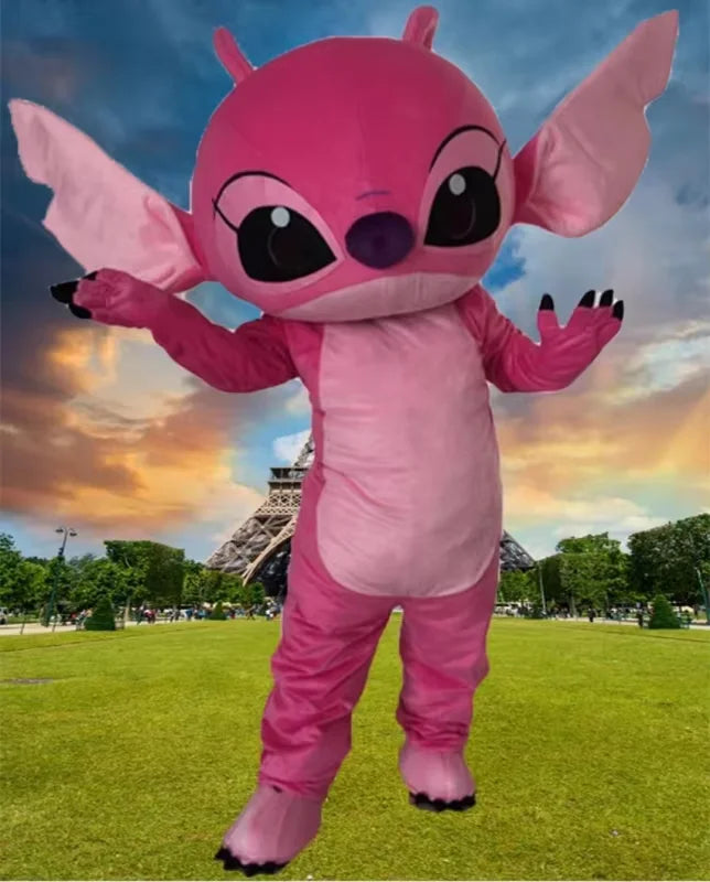 New Blue Lilo & Stitch Mascot Costume Anime Cartoon Character Advertising Fancy Dress Animal Carnival Party Adult Cosplay Suits