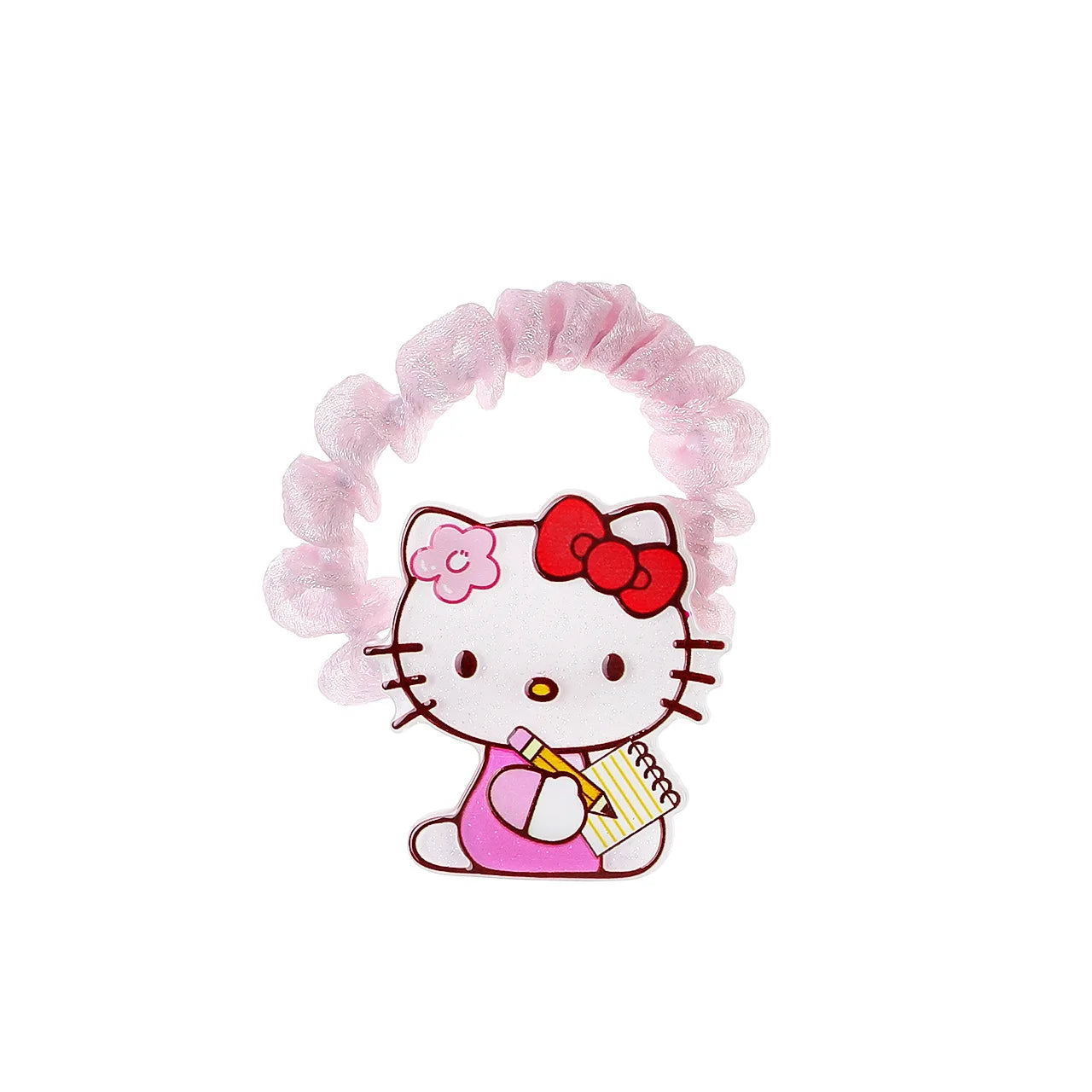 Sanrio Hello Kitty Cat Hair Band Cute Cartoon Girl&Child Sweet Kawaii Bestie Hairpin Charm Ponytail Holder Holiday Gifts