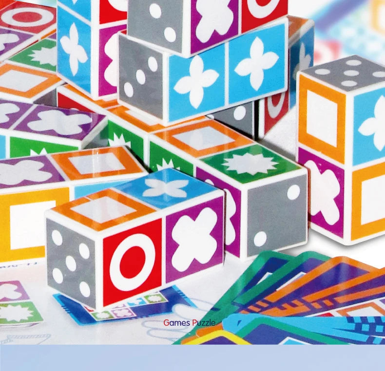 Updated Kids Space Logical Thinking Board Game Matching Puzzle Family Party Games Children Interactive Learning Educational Toys