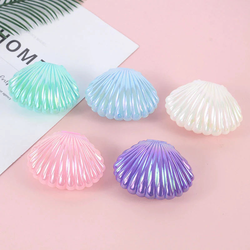 5/10pcs Shell Shaped Candy Gift Box Girls Mermaid Birthday Party Decor Wedding Baby Shower Favors Christmas Jewelry Storage Box