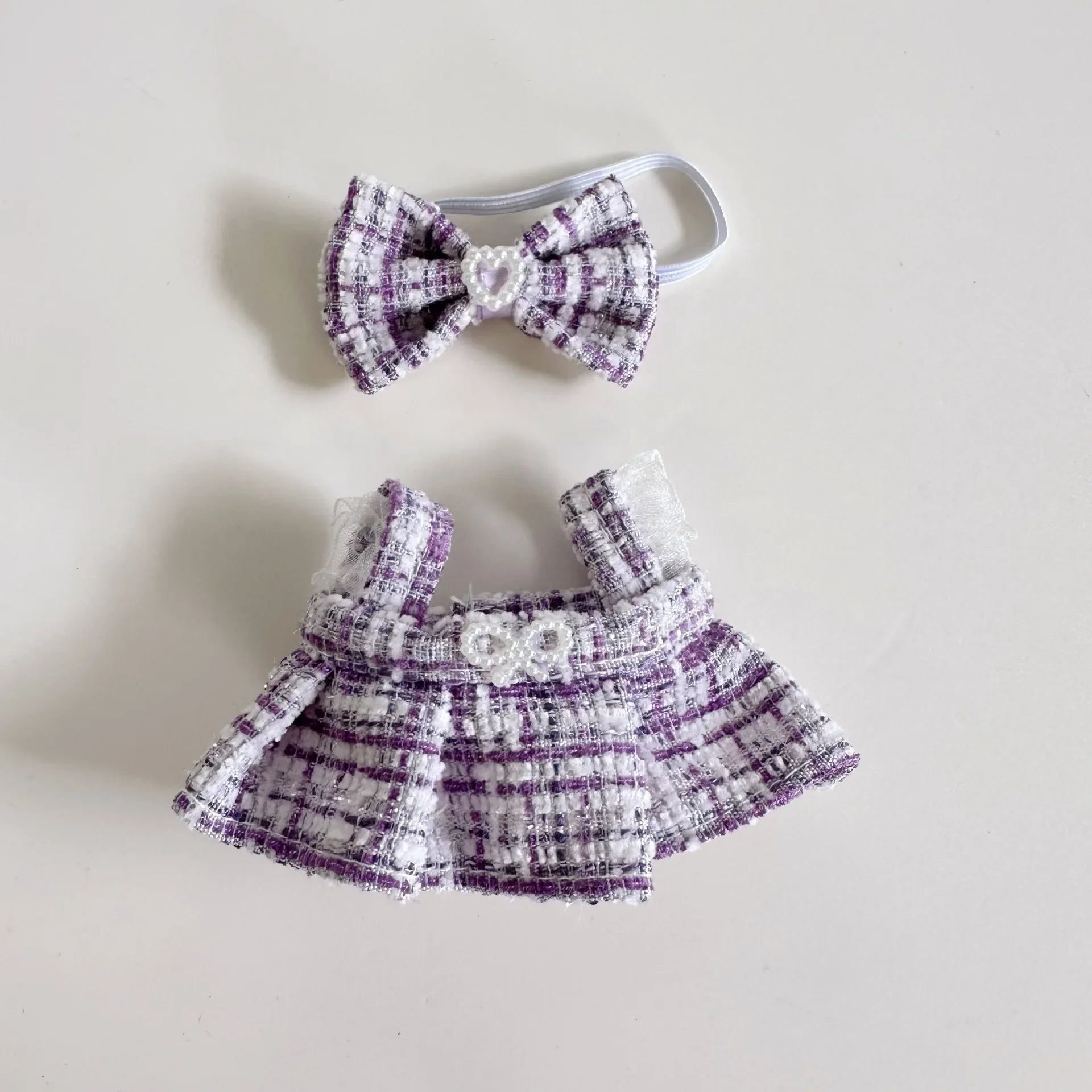 17cm Mini Plush Doll'S Clothes Outfit Accessories For Korea Kpop Exo Labubu Idol suit Clothing Gift