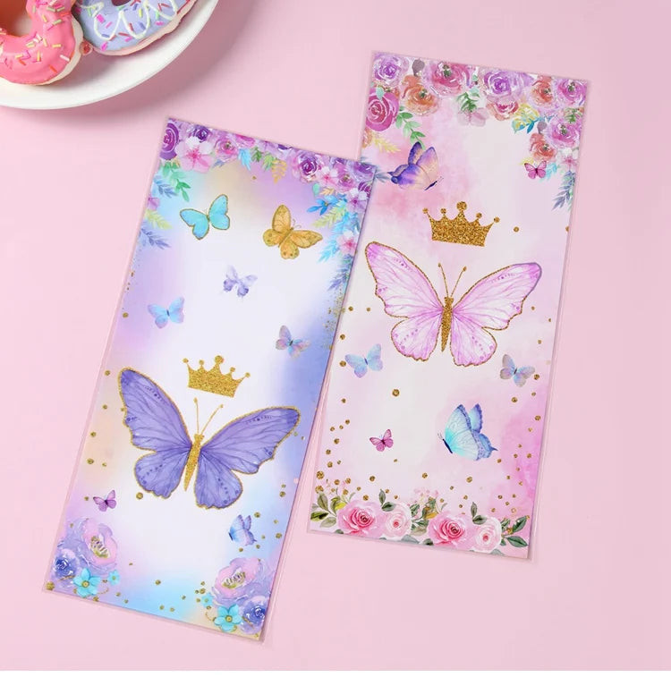 25/50/100pcs Unicorn Candy Bags Gift Packing Bags Birthday Party Decor Gift Bag for Guest Girl Birthday Supplies Baby Shower