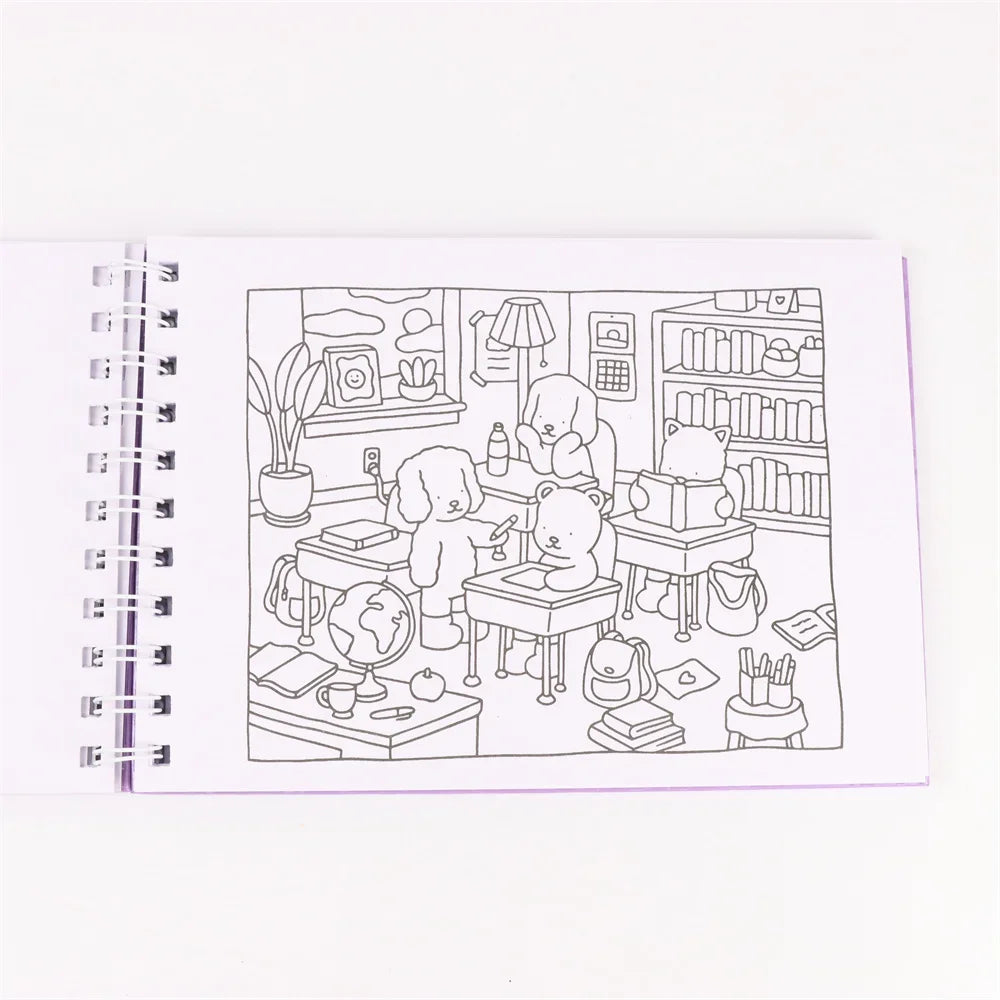 Bobbie Goods Coloring Book Cute and Cozy for Adults & Teens（Same style, different color cover）