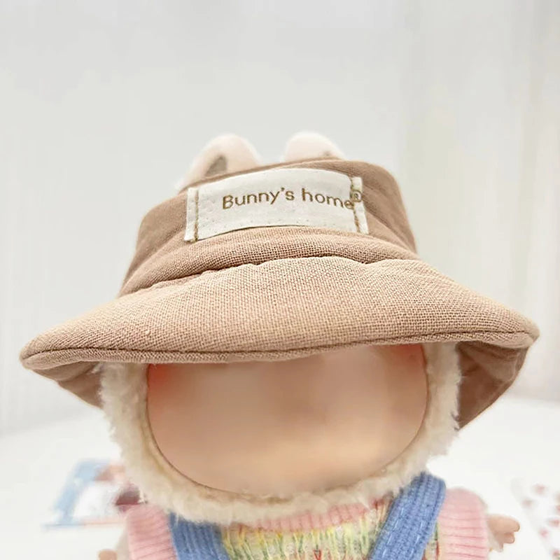 Cute Mini Plush Doll'S Clothes Outfit Only Clothing Accessories For 17cm Labubu Dolls Sweater Hoodie Clothing DIY Kids Gifts