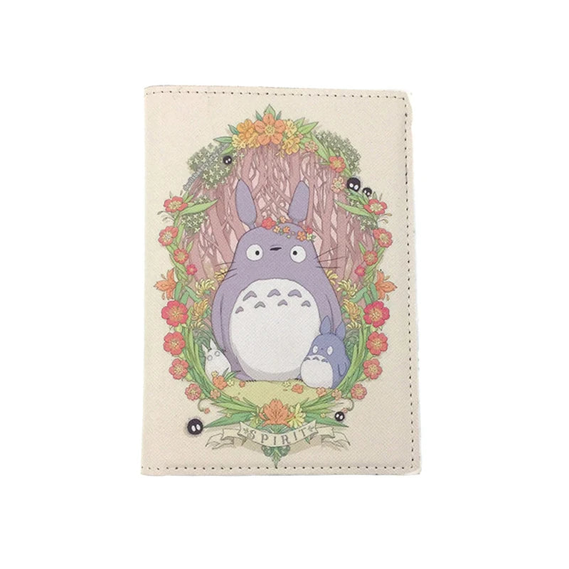 Anime Cartoon Passport Cover Women Girl ID Bank Card Address Holder Boarding Travel Accessories PU Leather Passport Case Wallet