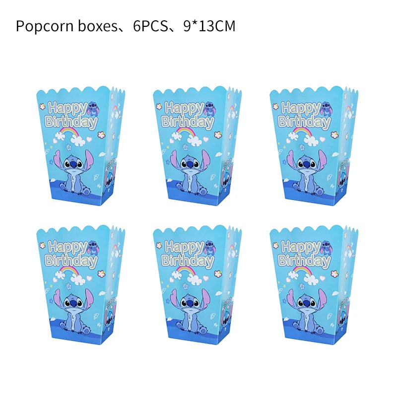 Stitch Party Supplies For Child Lilo And Stitch Birthday Party Decorations Balloons Banner Tablecloth Backdrop Tableware