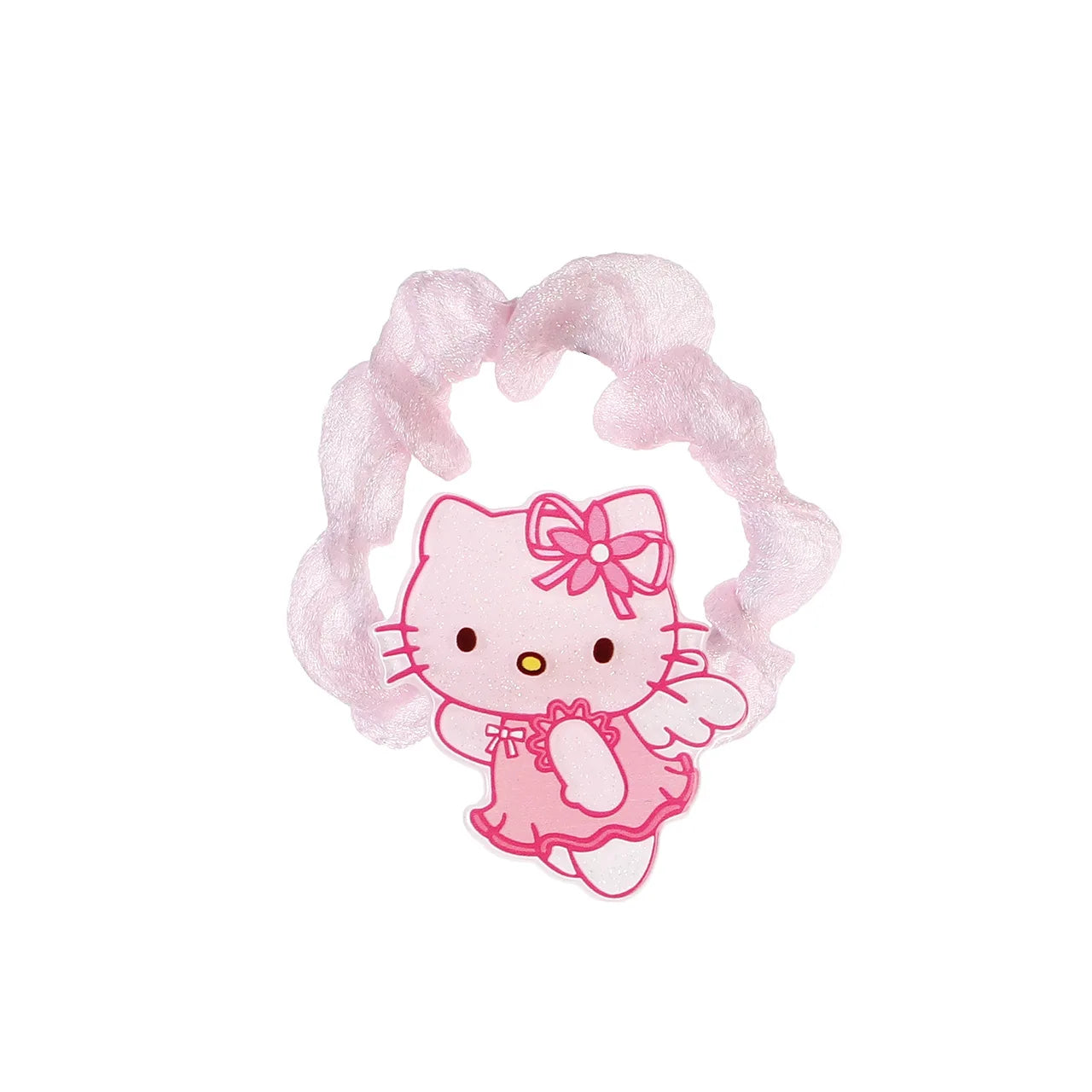 Sanrio Hello Kitty Cat Hair Band Cute Cartoon Girl&Child Sweet Kawaii Bestie Hairpin Charm Ponytail Holder Holiday Gifts