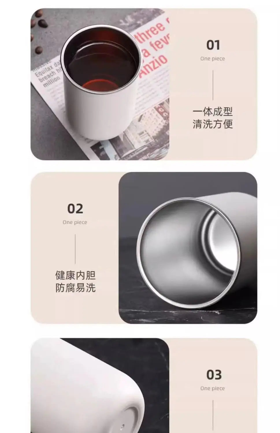 New Lilo & Stitch Cartoon Animation Creative Stainless Steel Mouthwash Cup Fashionable Personality High-Looking Toothbrush Cup