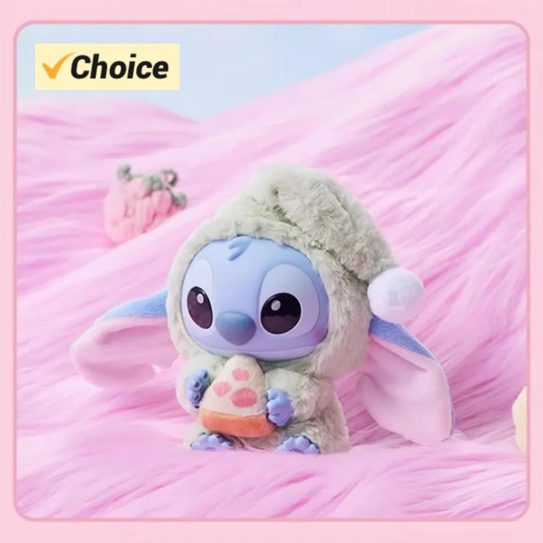 Stitch Eat Something Before Sleep Series Blind Box Plush Dolls Pendant Cute Doll Dog Ornament Mystery Box Surprise Toys Gifts