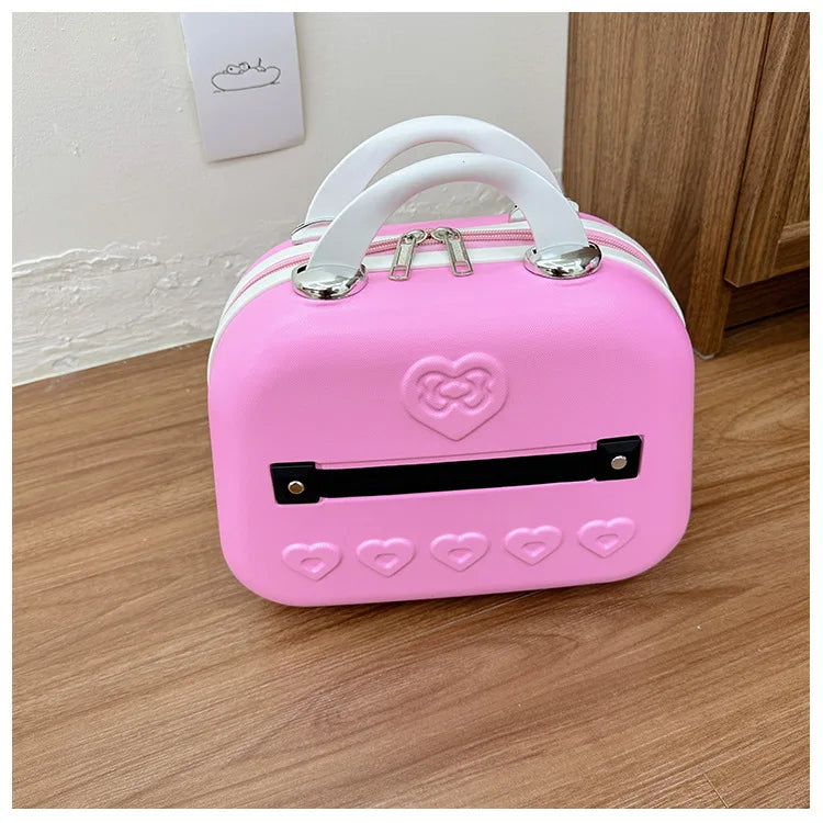 Hello Kittys Trolley Case Girls Sanrioed Universal Wheel Trolley Portable Suitcase Cartoon Travel Boarding Case Kids Toys Gift
