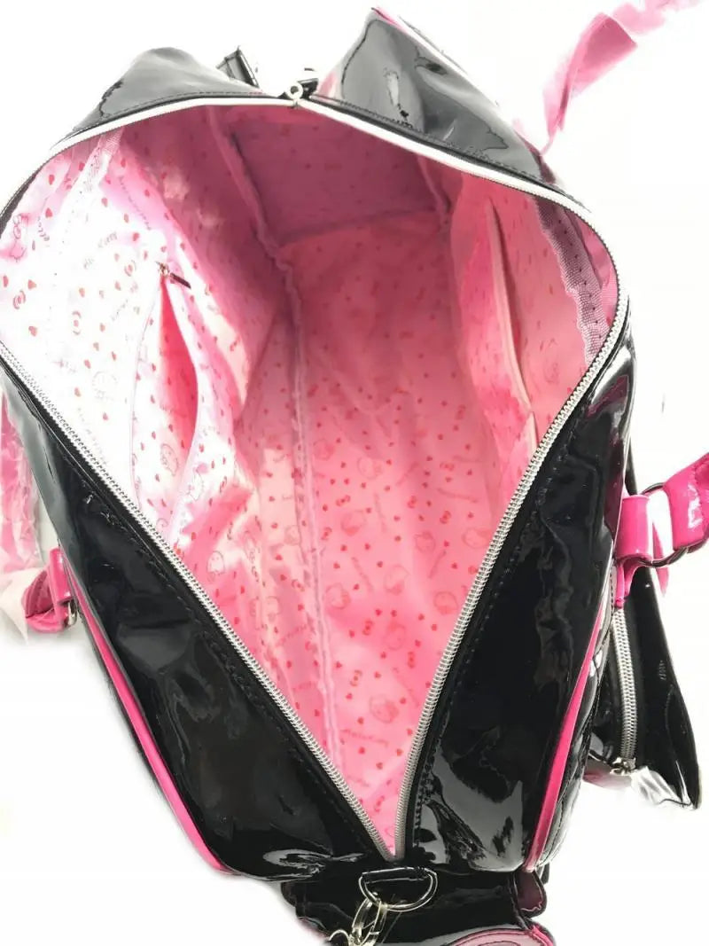 Hello Kitty Handbag Sanrio Travel Satchel Anime Kit Bag Sweetheart Hottie Y2K Girl Crossbody Pu High Capacity Bag Wholesale