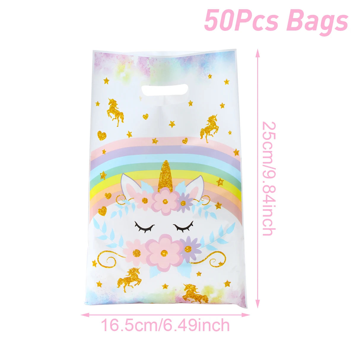 Unicorn Handbag Candy Bags Birthday Party Decoration Kids Gift Packing Bag Happy 1st Birthday Baby Shower Girl Party Supplies